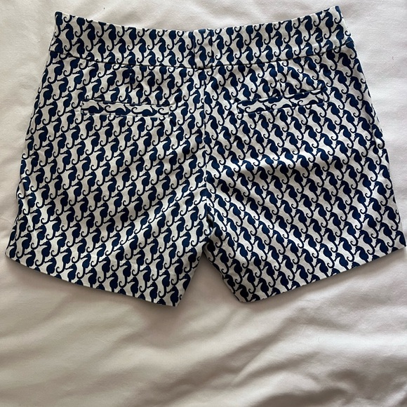 J. Crew Chino Short in Seahorse size 6 blue and white - Picture 6 of 10